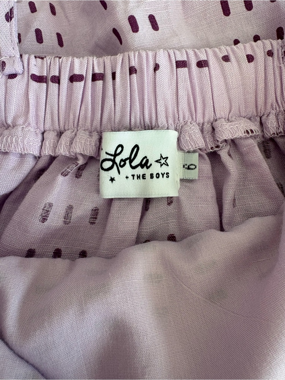 Lola + The Boys St. Barths Pom Pom High Low Dress Lavender (Sz 6) - Picture 7 of 7